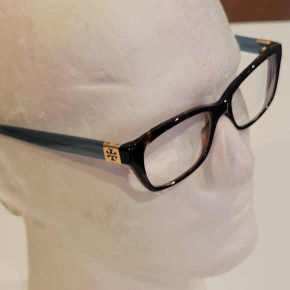 Tory Burch TY2049 1359 Eyeglasses Tortoise Blue Full Rim Frames 51-17-135 - Picture 13 of 13